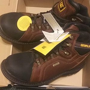 Caterpillar steel toe work boots